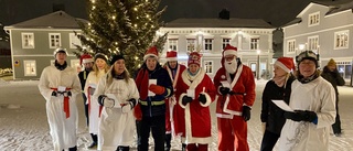 Joggande luciatåg spred julglädje: "Mer en kul grej än ett träningspass"