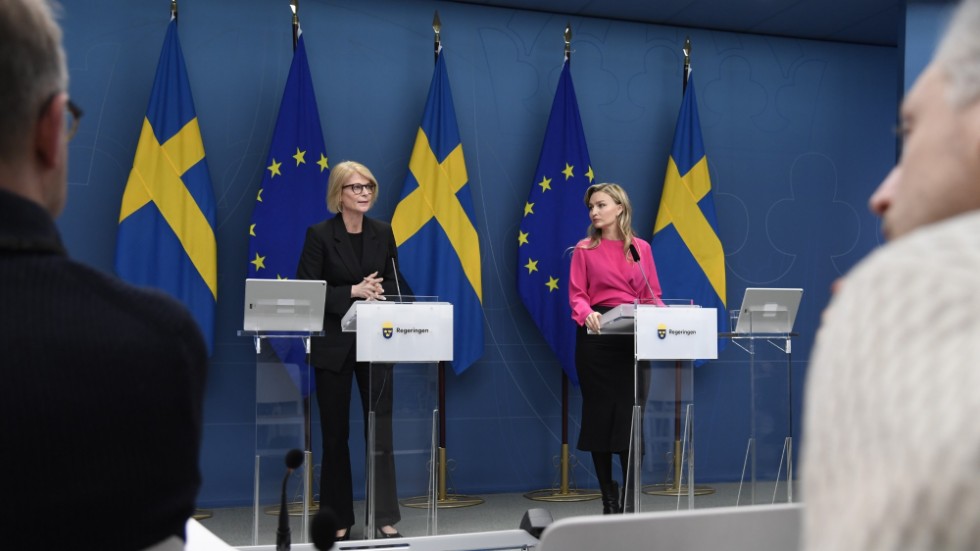 Möjligheten att skjuta upp skatten kan rädda företag på "vippen", konstaterade finansminster Elisabeth Svantesson (M) under en presskonferens som hon höll tillsammans med energi- och näringsminister Ebba Busch (KD) under torsdagen.