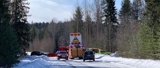 Två bilar kolliderade på Solbacken – fyra personer inblandade