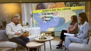 Robert pratade om mobbning i TV4 – trots scenskräck