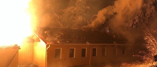 TV: Se de dramatiska bilderna från de anlagda bränderna