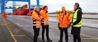 Nya linjen till Norrköping igång – här når Aila hamnen • Höga vågor en utmaning: "Värst är isbildning på däck"