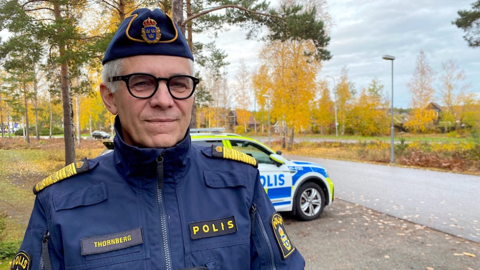 Rikspolischefen Anders Thornberg tycker Västervikspolisen är en bra blandning av erfaren och nyutbildad personal, något som han tycker behövs för att kunna utföra jobbet på bästa sätt.