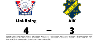 Tre poäng till Linköping efter avgörande i slutperioden