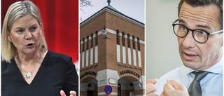 Het direktsänd statsministerduell i Saluhallen • SVT: "Flera orsaker till att vi valde Uppsala"