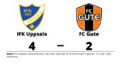 Tuff match slutade med seger för IFK Uppsala mot FC Gute