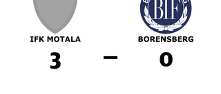 IFK Motala segrare efter walk over från Borensberg