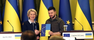 EU-chefen: Nu börjar Ukrainas väg mot Bryssel