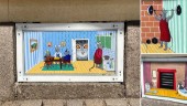 Färgglad musfamilj flyttar in – kolla in nya minikonstverken på stan • Konstnären: "I barnens höjd och ett litet roligt inslag"
