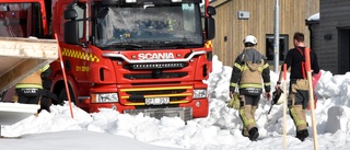 Brandresterna på Dalbo har blossat upp igen