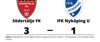 Omar Rafael Tapia Umana enda målskytt när IFK Nyköping U föll