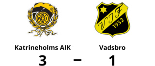 Katrineholms AIK vann mot Vadsbro på Stalls Backe