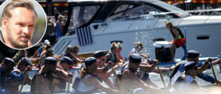 Föreningar och kompisgäng har hittat till drakbåtsfestivalen