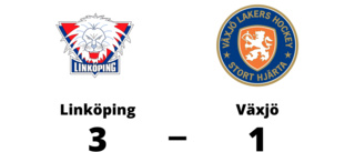 Seger med 3-1 för Linköping mot Växjö