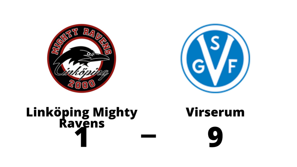 Linköping Mighty Ravens HC förlorade mot Virserums SGF