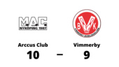 Segerraden förlängd för Arccus Club - besegrade Vimmerby