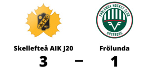 Skellefteå AIK J20 säkrade segern i matchserien mot Frölunda