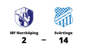 Storseger för Svärtinge borta mot IBF Norrköping