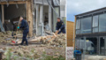Sprängda husen i Fullerö uppbyggda igen – är till salu