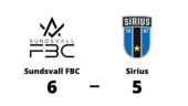 Sirius föll med 5-6 mot Sundsvall FBC