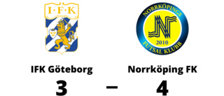 Norrköping FK segrare borta mot IFK Göteborg