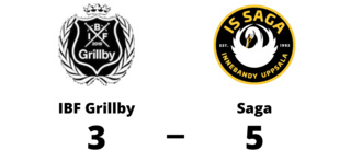 Saga för tuffa för IBF Grillby - förlust med 3-5