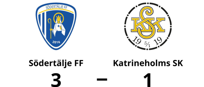 Carl Isgrens mål räckte inte när Katrineholms SK föll mot Södertälje FF