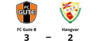 FC Gute B vann uddamålsseger mot Hangvar