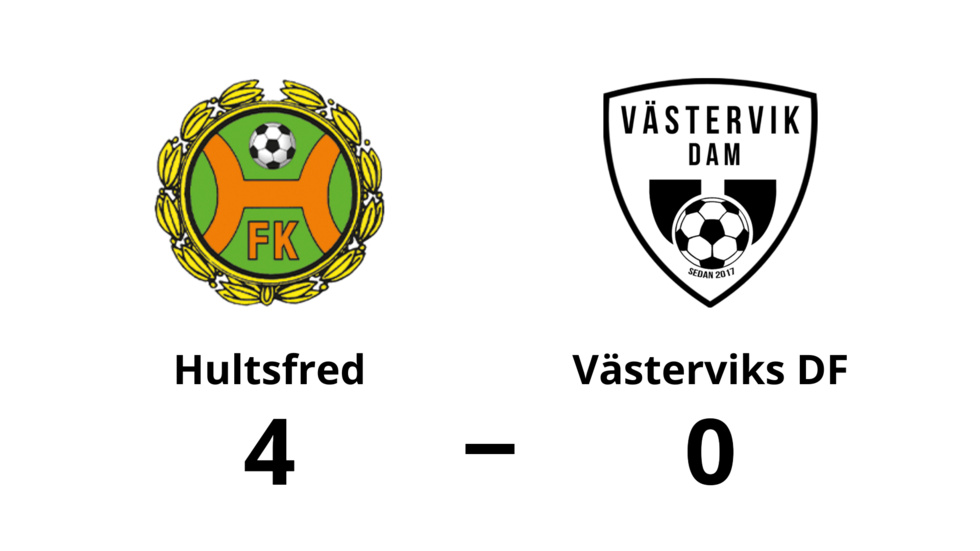 Hultsfreds FK vann mot Västerviks DF
