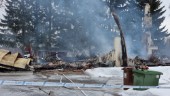 En person död efter villabranden i Ersnäs • Identiteten har inte fastställts