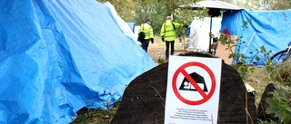 Läger för EU-migranter ska rivas – igen: "Vissa har redan givit sig av eftersom det har blivit så kallt"
