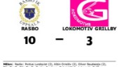 Storförlust när Lokomotiv Grillby föll mot Rasbo i Hall 2000