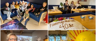 Kramar och tårta när Finningeskolan firar 40 år – Adam i klass 3: "Alla i klassen är vänner"