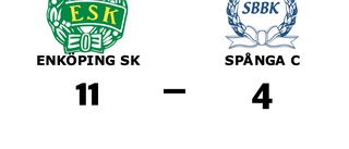 Enköping SK hade målfest hemma mot Spånga C