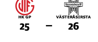 Förlust för HK GP hemma mot VästeråsIrsta