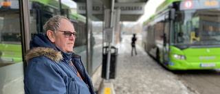Bussresenären Lennart i Eskilstuna om munskydden: "Jag undviker rusningstrafik"