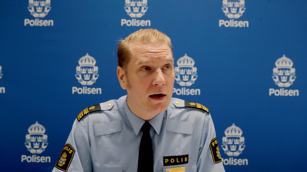 Josef Wiklund, lokalpolisområdeschef i Medelpad. Skoterföraren har nu delgivits misstanke om brott. Arkivbild.