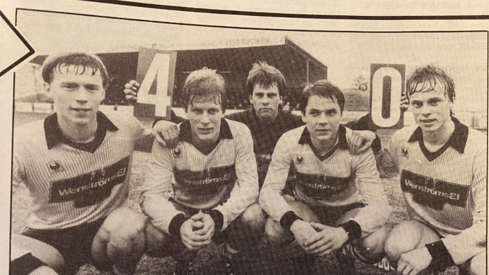 1983 vann Vimmerby med 4–0. Då gjordes målen av Magnus "Budo" Ericsson, Lars Lätt, Tommy Lundahl och Bosse Malmström. Även målvakten Pär Svensson är med på bilden.