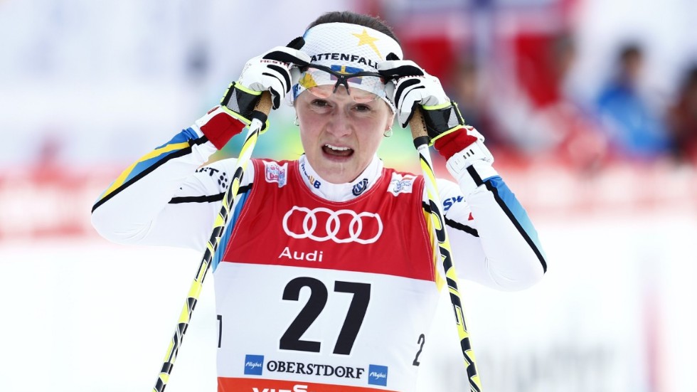 Helene Söderlund under Tour de Ski 2015.