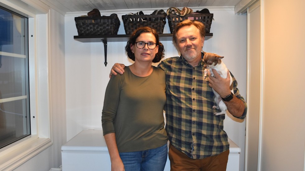 Lotta och Kim Ullbrandt har varit ett par sedan 1996, och drivit företag tillsammans sedan 2017.