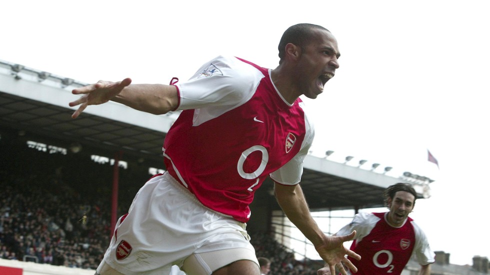 Thierry Henry är spelaren som Robin Hammar att fastna för fotboll och klubben Arsenal i början av 2000-talet.