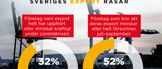 Mörka siffror för exporten