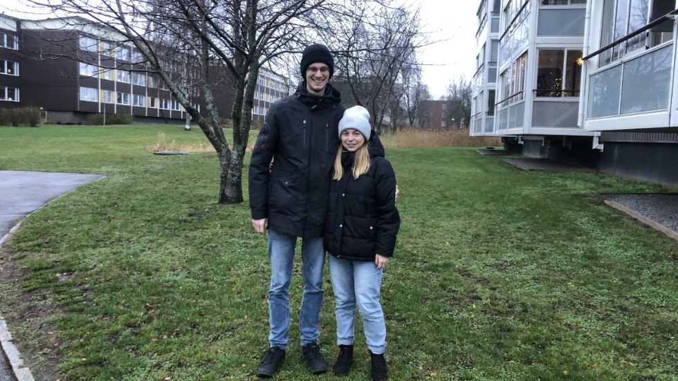 Nu har Viktoriia bott i Västervik i en månad tillsammans med sin stora kärlek Viktor. 