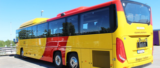 VIK-bussen har blivit vandaliserad
