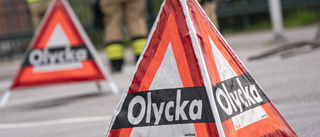 Två gripna efter rörig trafikolycka i Eskilstuna – påkörning misstänks ha varit avsiktlig