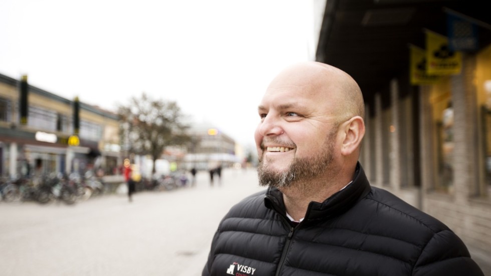 "Vi ser ett annat flöde av människor som rör sig i stan idag", Magnus Olsson, verksamhetsledare för Visby Centrum.