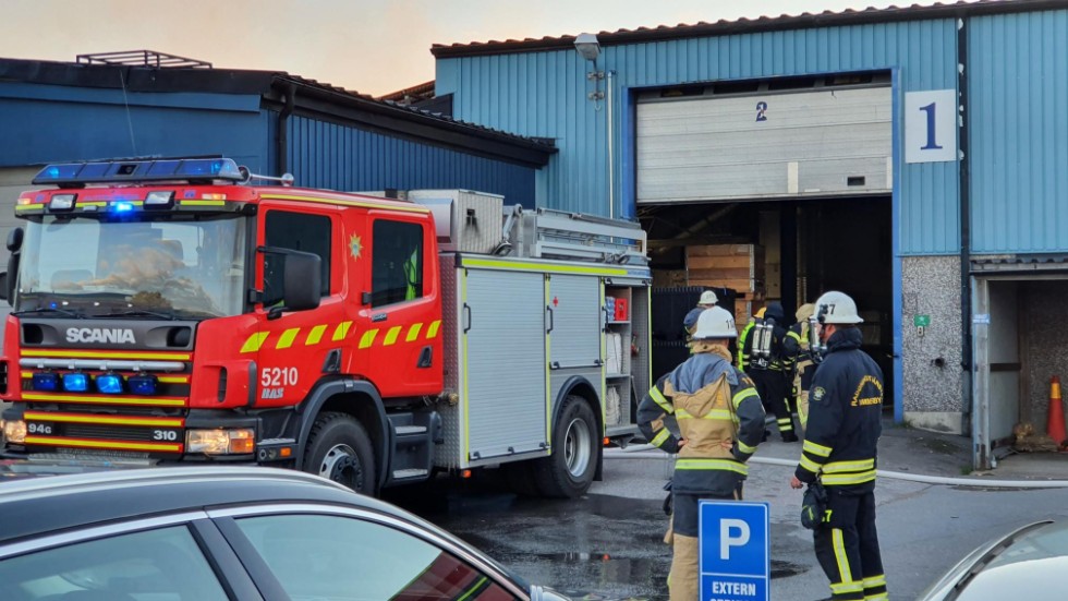 Räddningstjänsten rykte ut till Ljunghäll i Södra Vi efter larm om brand. 
