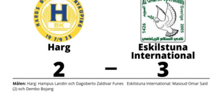 Eskilstuna International segrare borta mot Harg