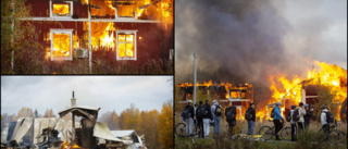 Norrbottensgård på Pitholm blev lågornas rov: "Det var en komplicerad brand"