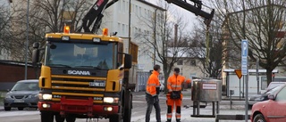 100 hushåll blev av med vattnet